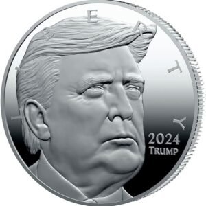 2024 Donald Trump Commemorative Silver Coin - Limited Edition Collectible